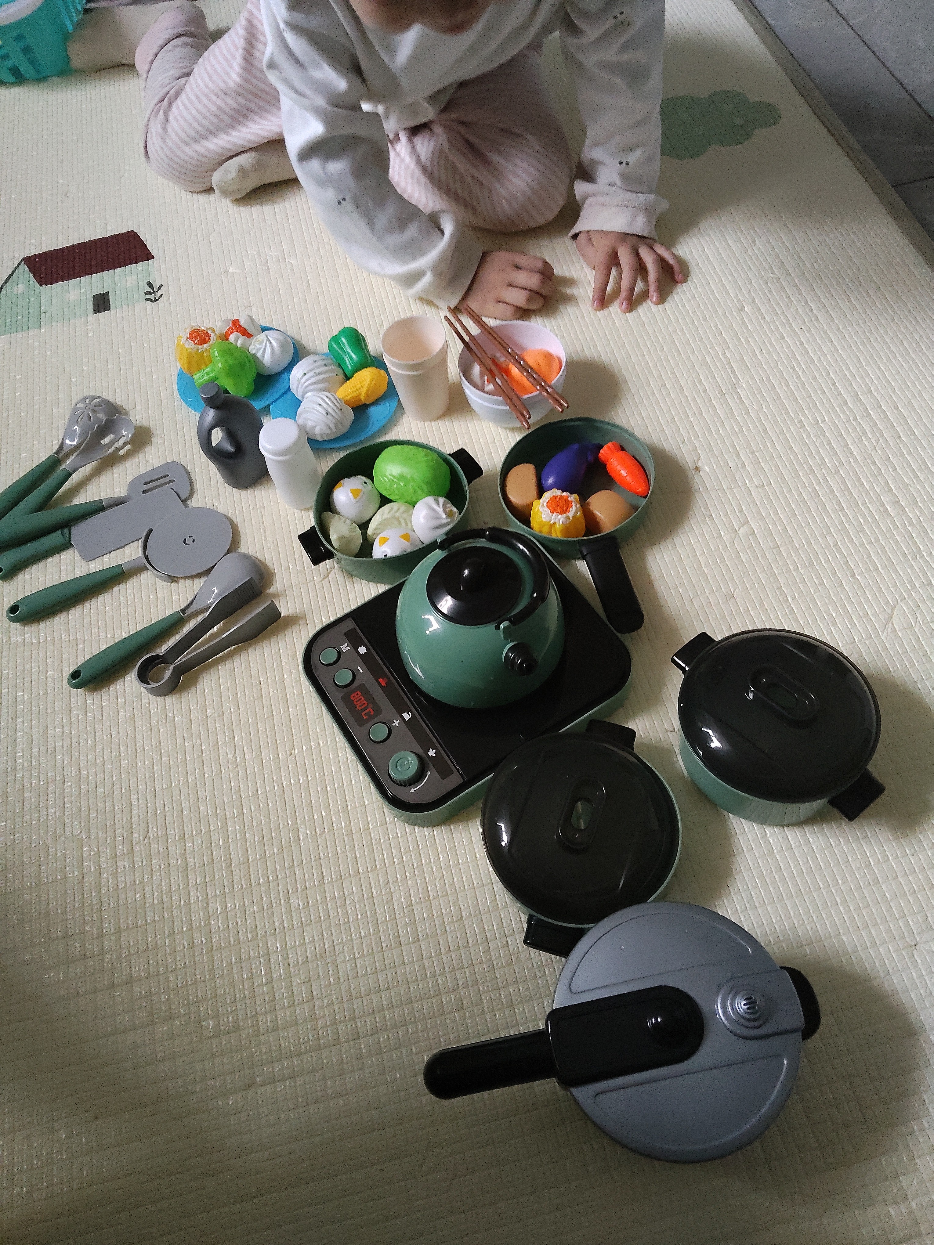 万乐途厨房玩具儿童做饭玩具3-6岁过家家煮饭电磁炉套装男女孩生日礼物 实拍图