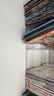 离草开学必备用品 透明书立架子桌面书架书夹桌上书架置物架书架四联书立隔书架立架书挡亚克力2个 实拍图