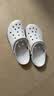 卡骆驰（CROCS）贝雅卡骆班洞洞鞋|205089 白/深蓝-126   41 /42(260mm)   实拍图