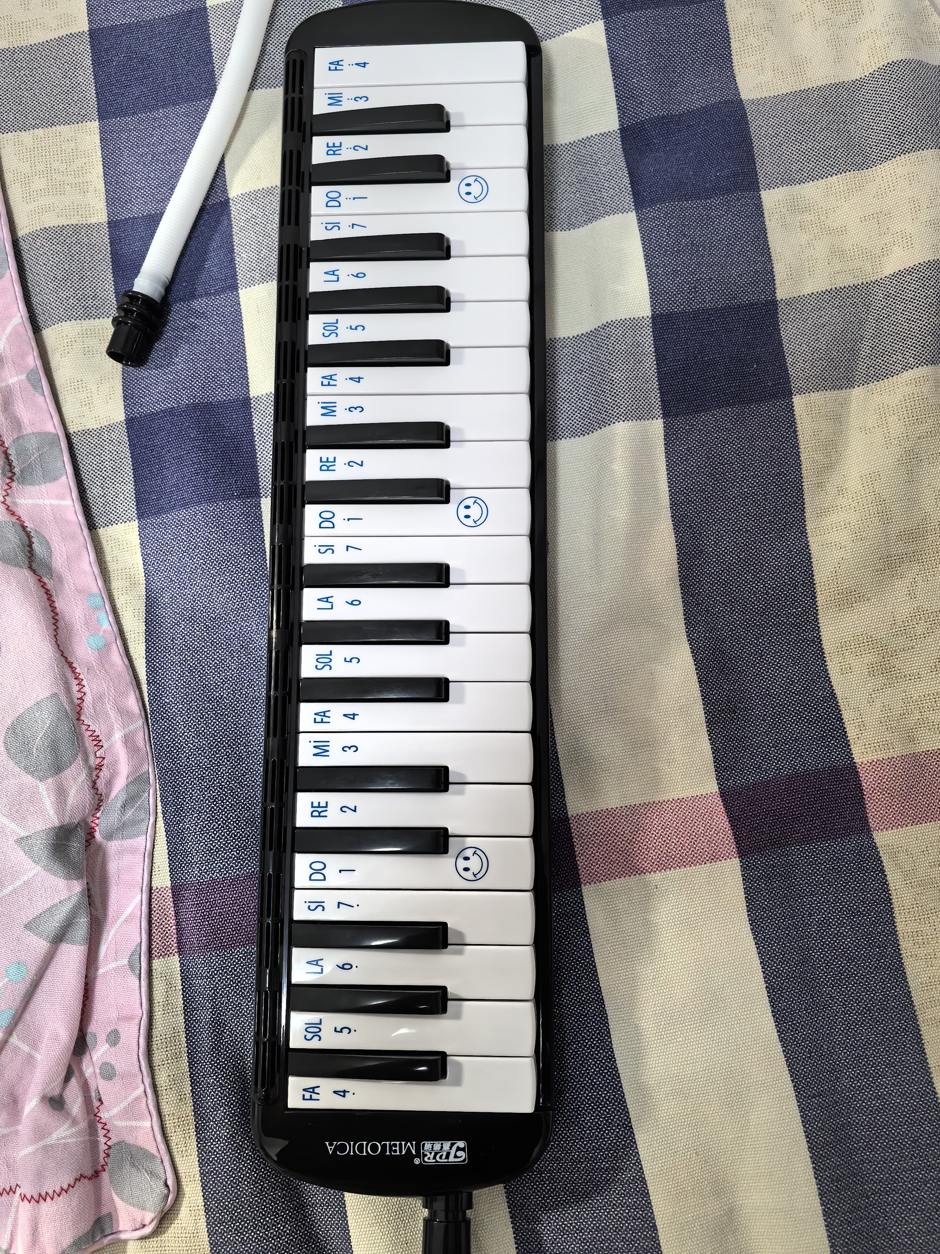 嘉德瑞JDR口风琴37键小学生教学儿童初学成人专用演奏吹管乐器黑色 实拍图