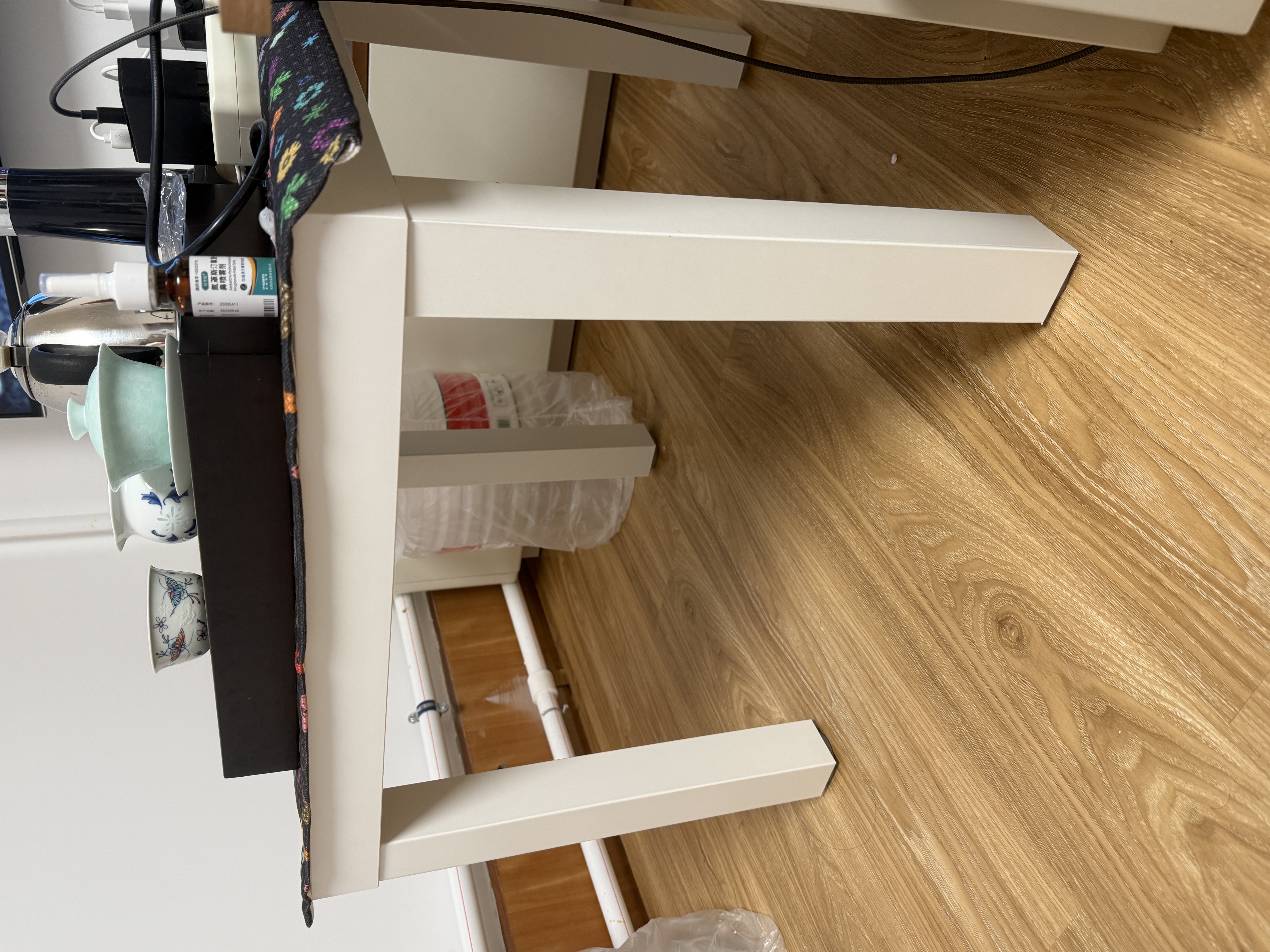 宜家（IKEA）LACK拉克小边桌简约现代客厅北欧风边几小茶几床头柜 白色边桌55x55cm 实拍图