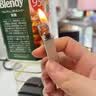 唐草超细迷你网红砂轮打火机充气时尚金属明火创意个性送男友520礼物 单机 1支 实拍图