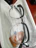 戴申理工男半框眼镜痞帅斯文败类近视眼镜男女可配度数眼睛镜框 0度平光防蓝光 实拍图