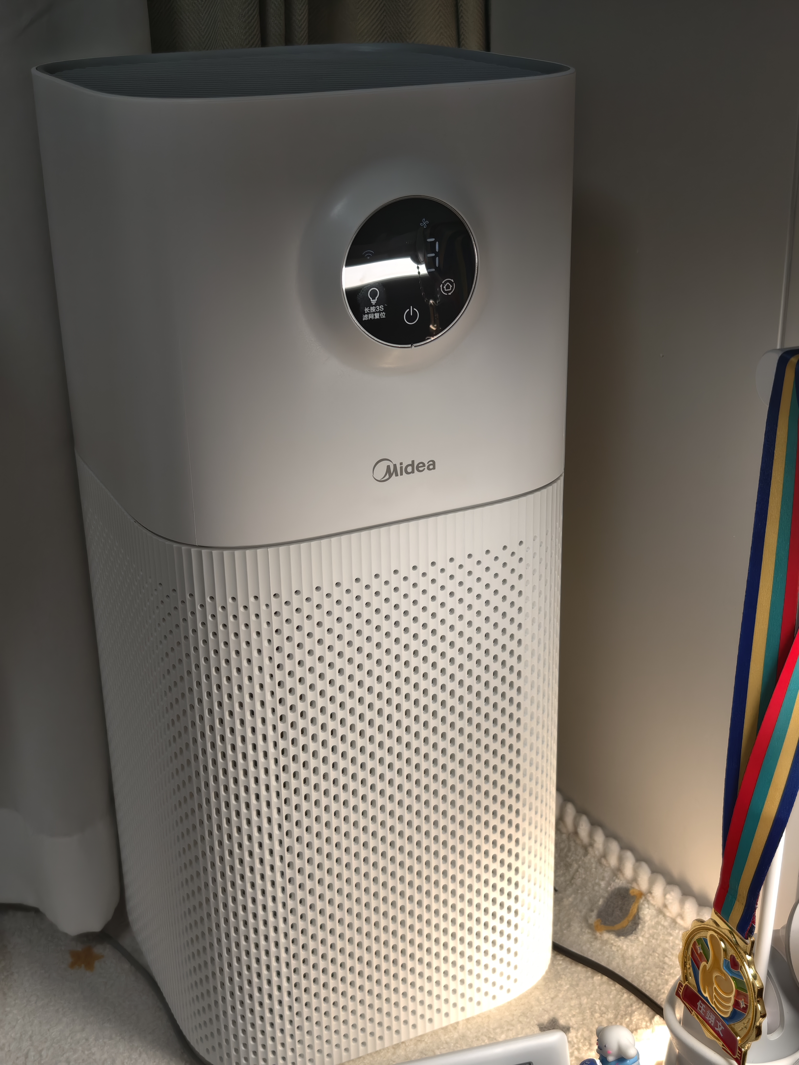美的（Midea）【母婴级】空气净化器鼻炎家用除甲醛除烟味异味过敏原空气净化机森林家L1 Lite 实拍图