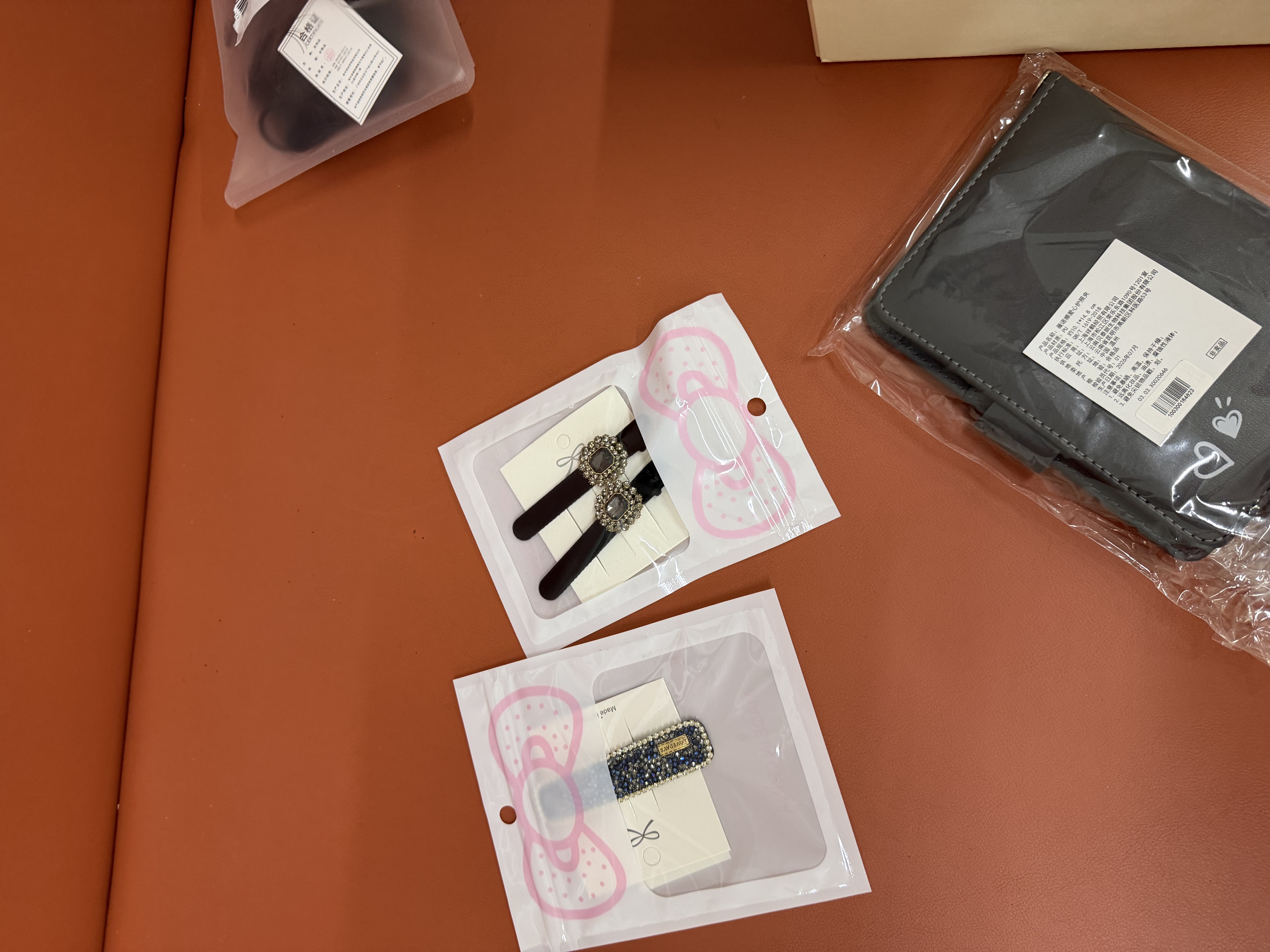 东义严选发夹女刘海前额侧边夹轻奢水钻高端一字夹子头饰鸭嘴夹子中秋礼物 实拍图