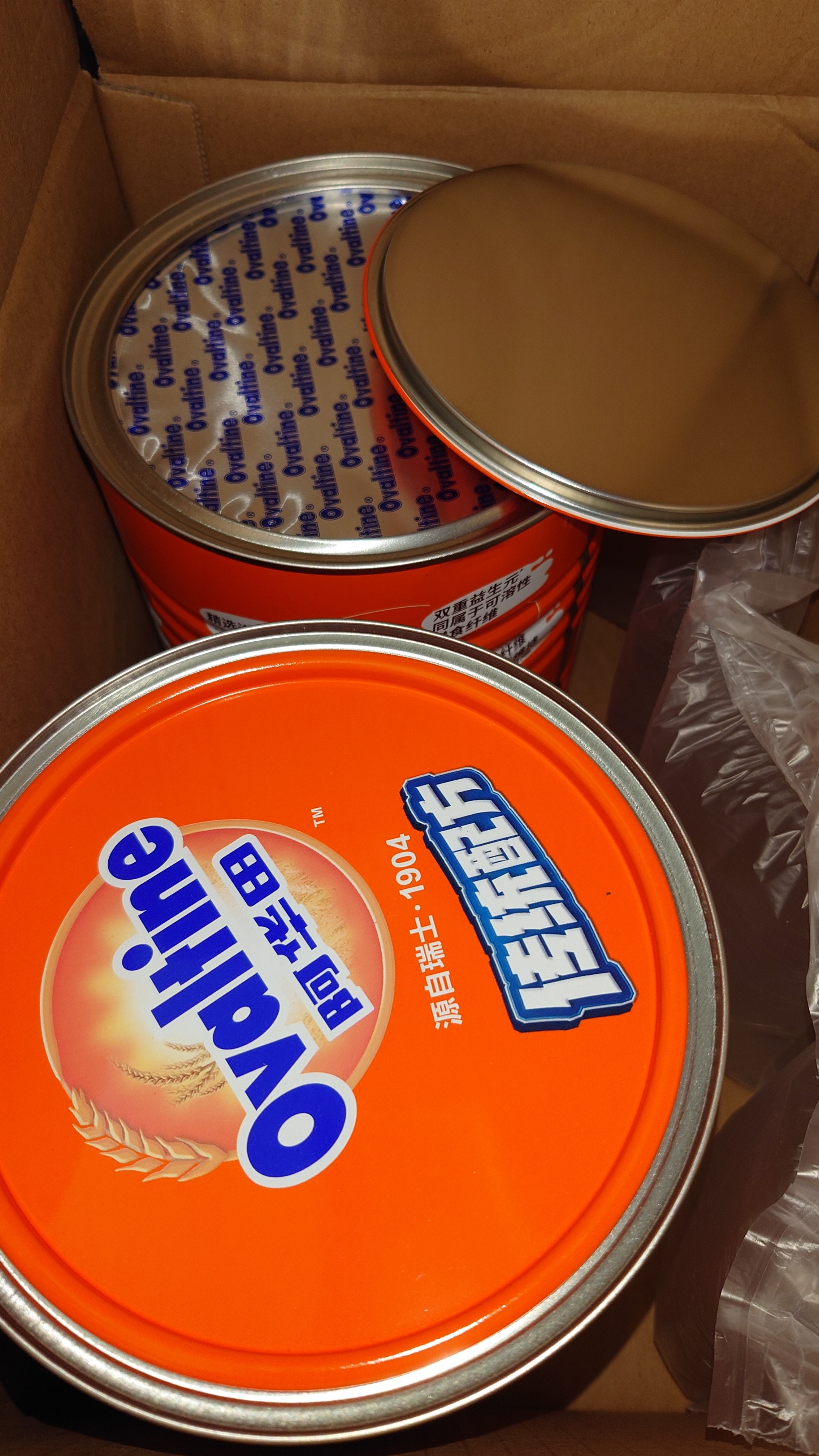 阿华田（Ovaltine）可可粉罐装1430g 早餐代餐巧克力粉牛奶烘焙咖啡冲饮伴侣固体饮料 实拍图