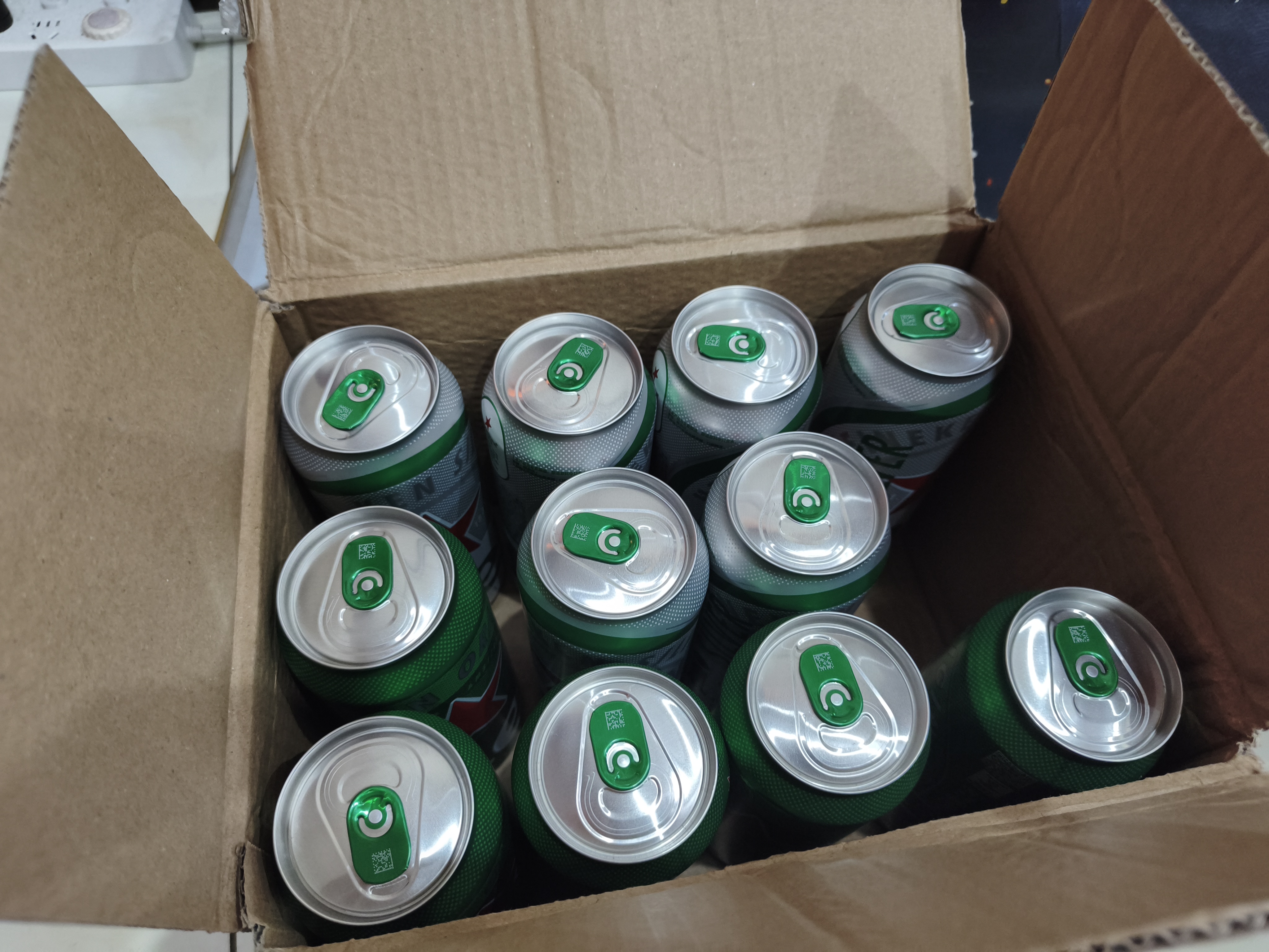 喜力啤酒 经典 星银 500mL*12罐 整箱装送礼 京东自营 实拍图