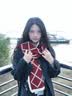 Charm Kendo围巾女秋冬季2026新款保暖围脖披肩氛围感生日新年礼物送女生女友 送女朋友实用老婆 红配米 实拍图