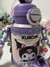 杯具熊（BEDDYBEAR）开口笑双饮盖儿童保温杯带吸管水杯316钢大容量保温壶600ML酷洛米 实拍图