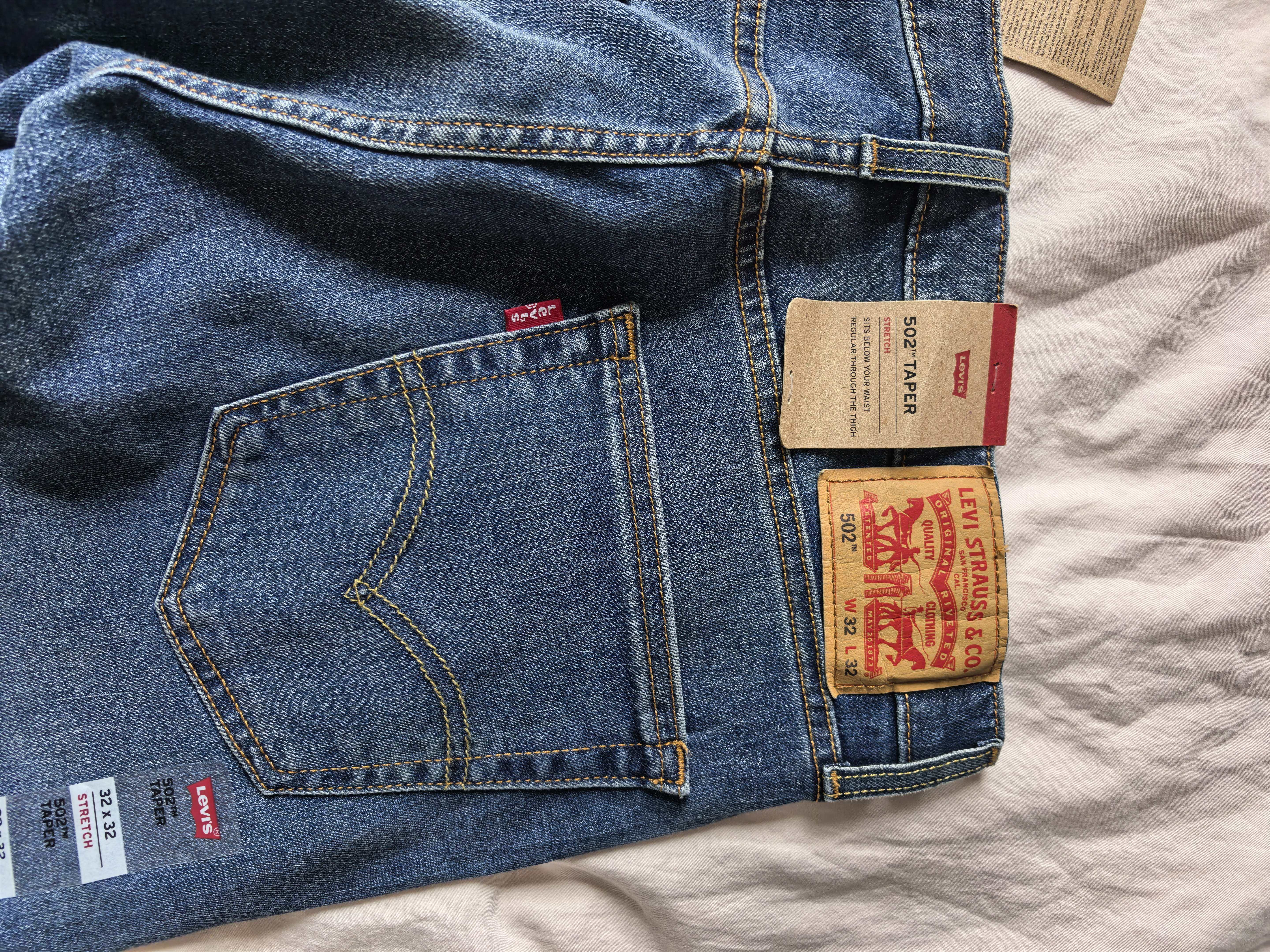 Levi's李维斯26年秋季新款男士美式复古水洗502标准锥形牛仔裤 中蓝色 32 (32) 晒单实拍图
