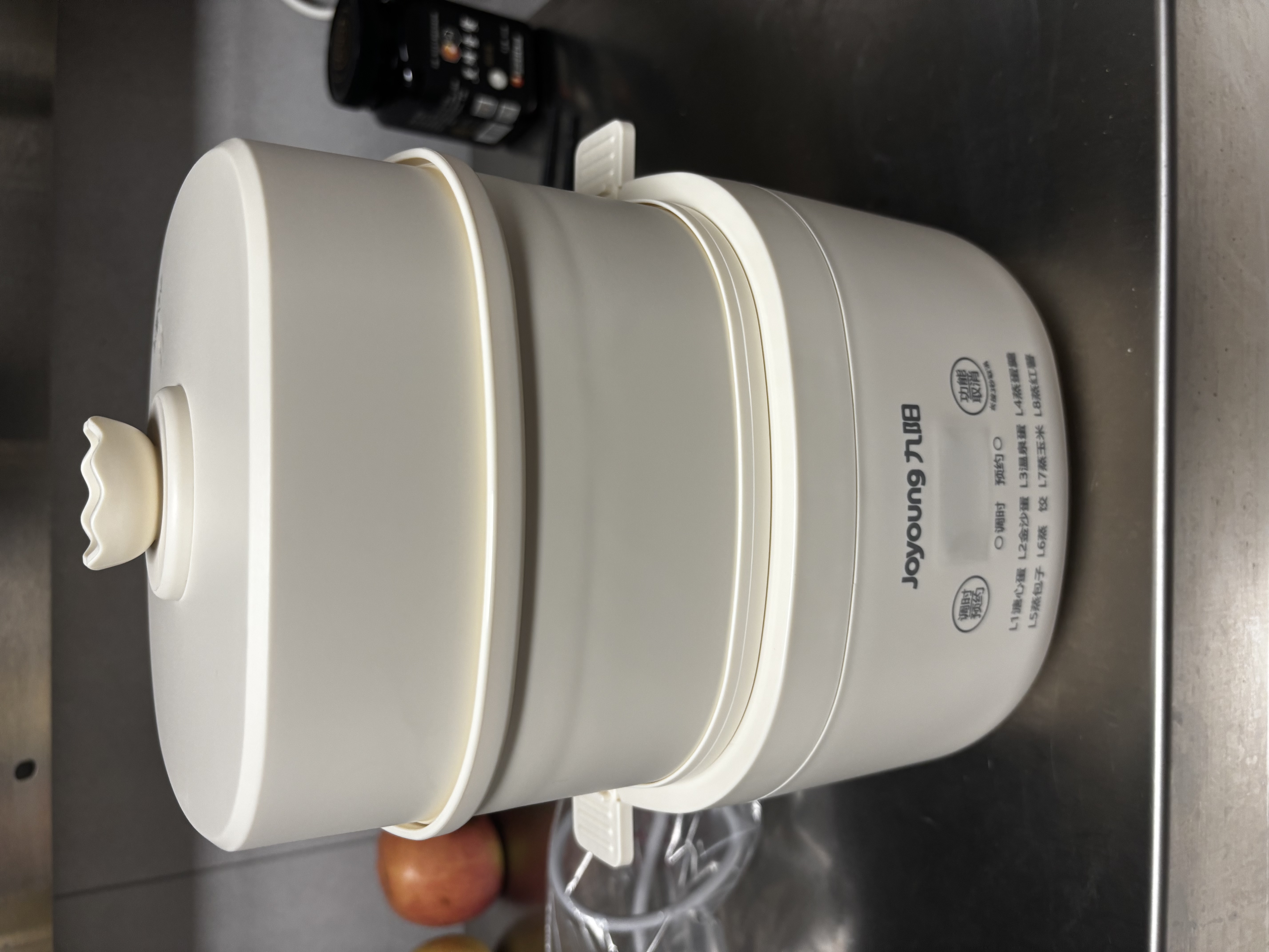 九阳（Joyoung）煮蛋器 蒸蛋器 温泉蛋机 智能定时自动断电 煮鸡蛋神器溏心蛋茶叶蛋 小型蒸锅早餐一体机GE361 实拍图