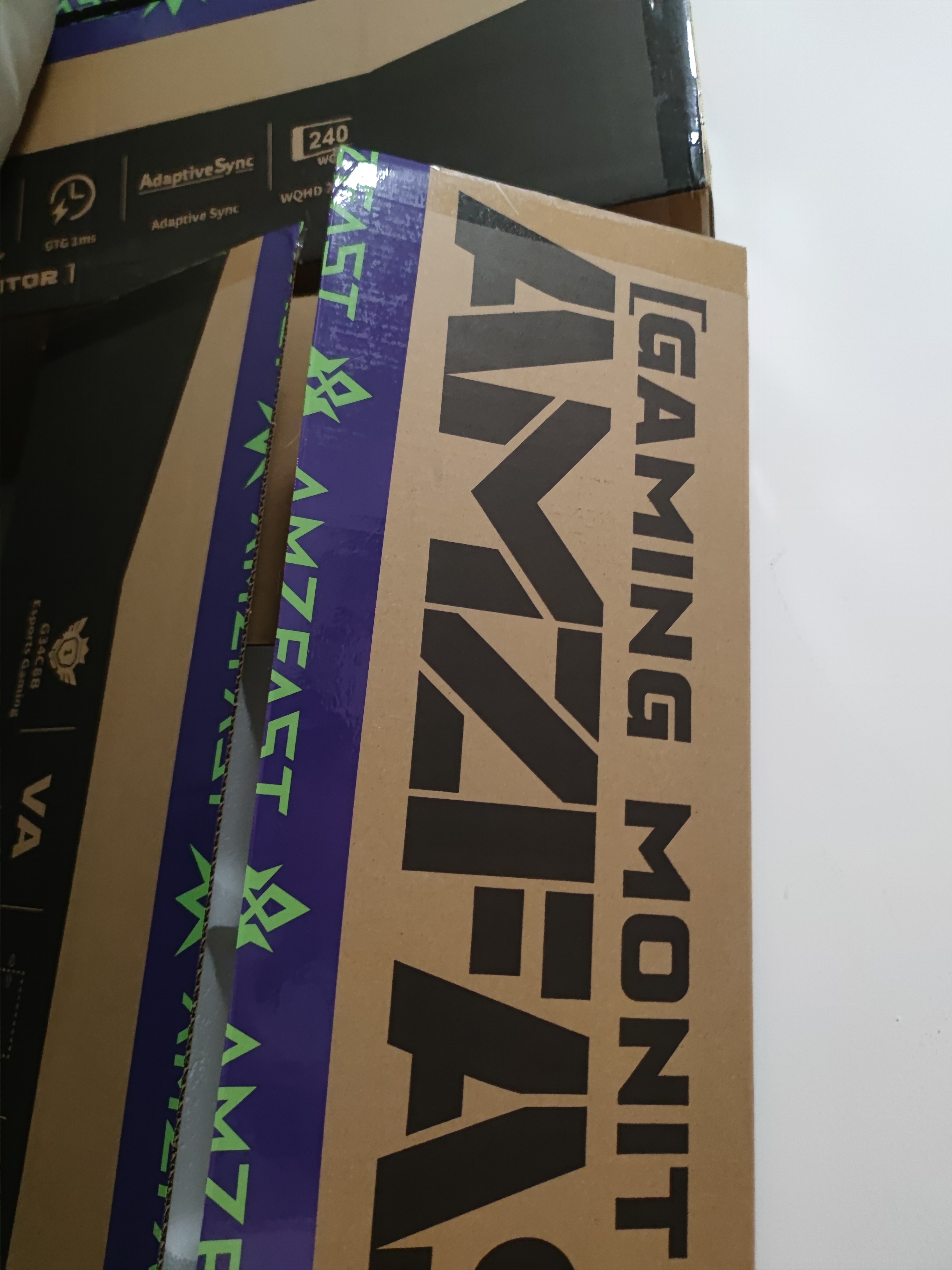 AMZFAST34英寸 240Hz带鱼屏21:9准4K超清 WQHD1500R曲率显示屏 HDR400游戏电竞 电脑显示器 迅龙G34C8B 实拍图
