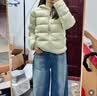亚瑟士（asics）童装冬季儿童柔软舒适三防轻薄保暖羽绒服【高充绒量】 奶白色 清洁度1000-鸭绒 140 充绒量79g 实拍图