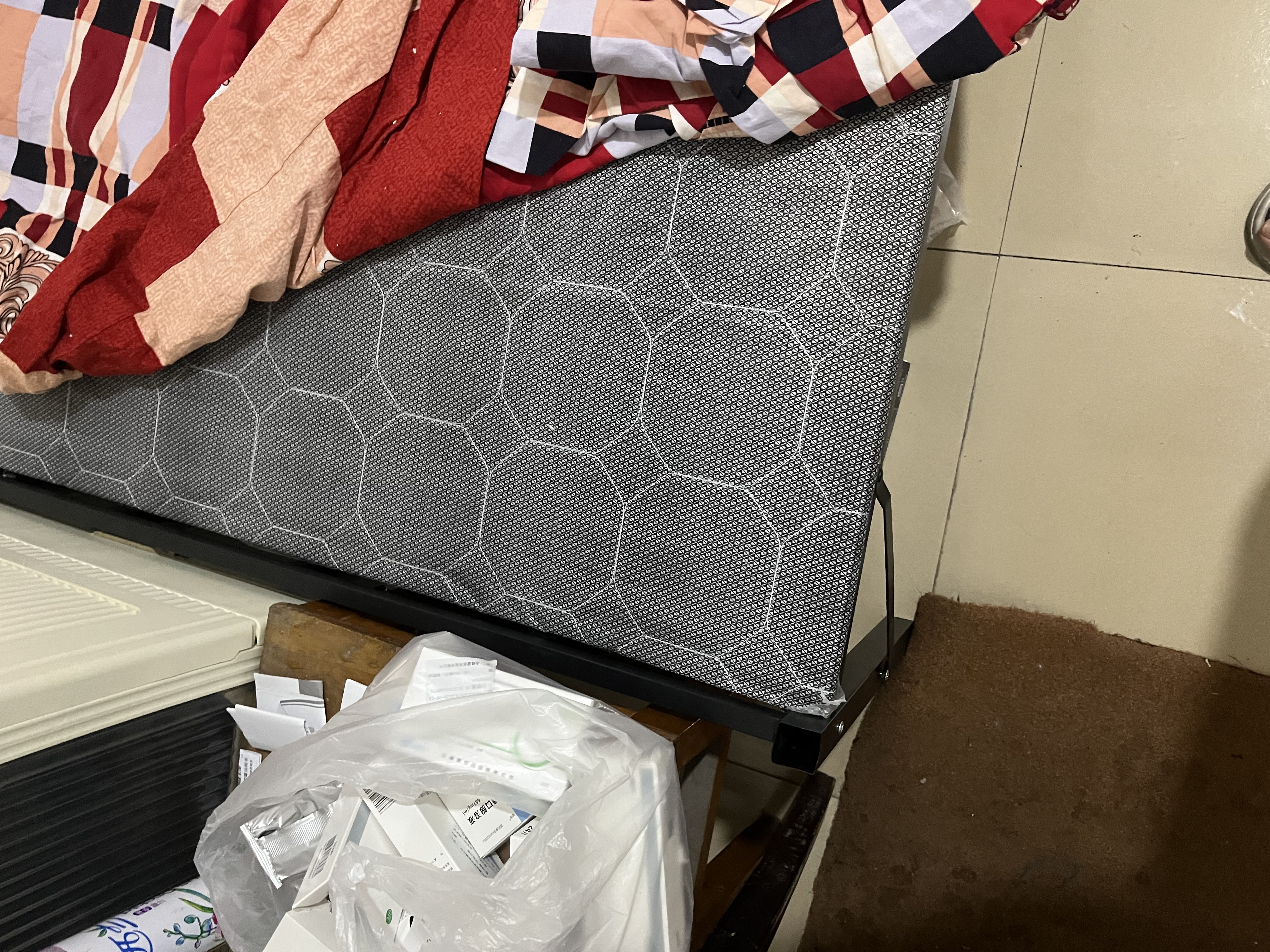 星奇堡 折叠床单人家用简易床加床加固午休小床成人办公室硬板铁床 100cm宽【经济款+加厚框架】 实拍图