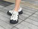 李宁红糖丨潮流凉鞋女春秋山系减震回弹厚底溯溪鞋休闲运动鞋AGUV020 实拍图