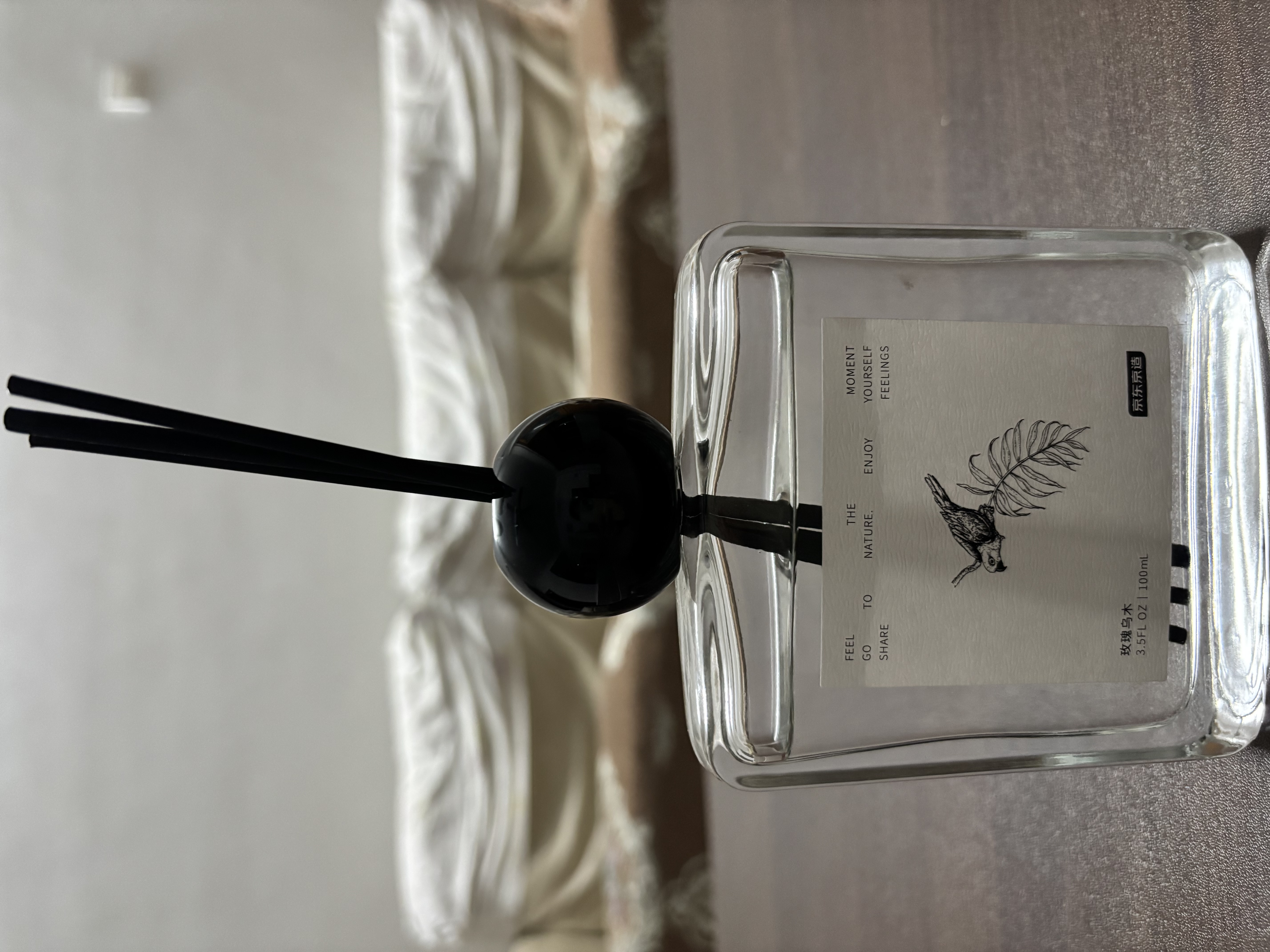 京东京造 自然系列无火香薰室内香薰藤条香薰节日生日礼物玫瑰乌木100ml 实拍图
