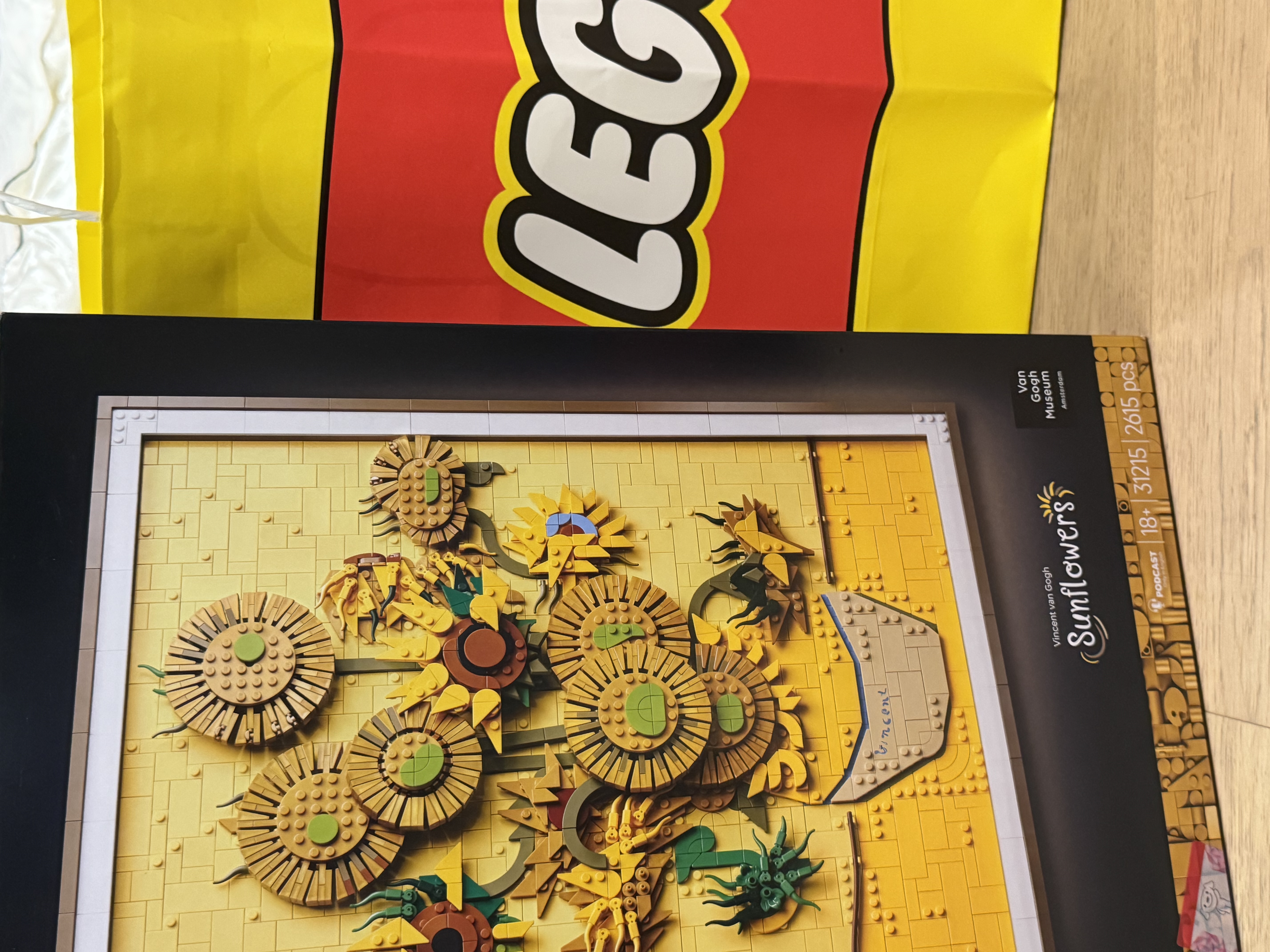 乐高（LEGO）积木31215 梵高向日葵男女孩玩具生日礼物赠礼袋 实拍图