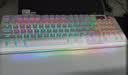 狼蛛（AULA）S98无线机械键盘蓝牙/2.4G/有线三模连接热插拔gasket结构2U0全键无冲96键客制化游戏电竞办公键盘 【无线三模版】S98简约白-混光 茶轴 实拍图