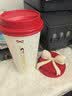 星巴克（Starbucks）蝴蝶结推盖不锈钢咖啡杯430ml保温保冷车载水杯子男中秋节礼物 实拍图