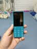 诺基亚（NOKIA）108 4G移动联通电信广电全网通 2.4英寸双卡双待 直板按键学生老人老年人功能机备用手机蓝色 实拍图