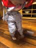 戴维贝拉女童羽绒裤儿童裤子冬装男童保暖裤女宝宝童装滑雪裤 实拍图