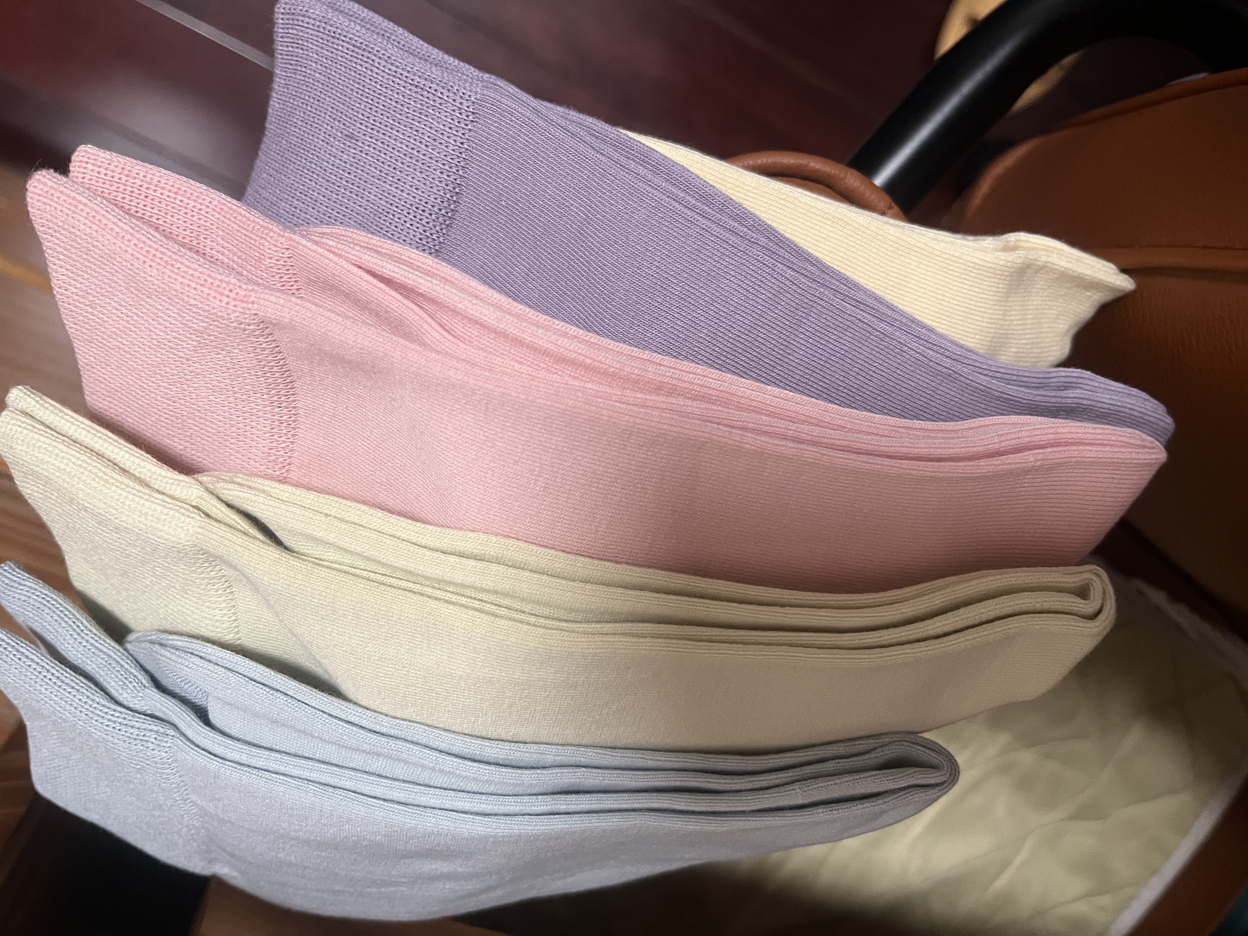蕉内银皮301S女士袜子新疆精梳棉薄款透气10A抗菌防臭耐磨短筒秋冬5双 实拍图