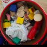 小顽豆榉木质积木大颗粒1-3岁婴幼儿童蒙氏早教六一玩具0早教拼图6礼物 实拍图