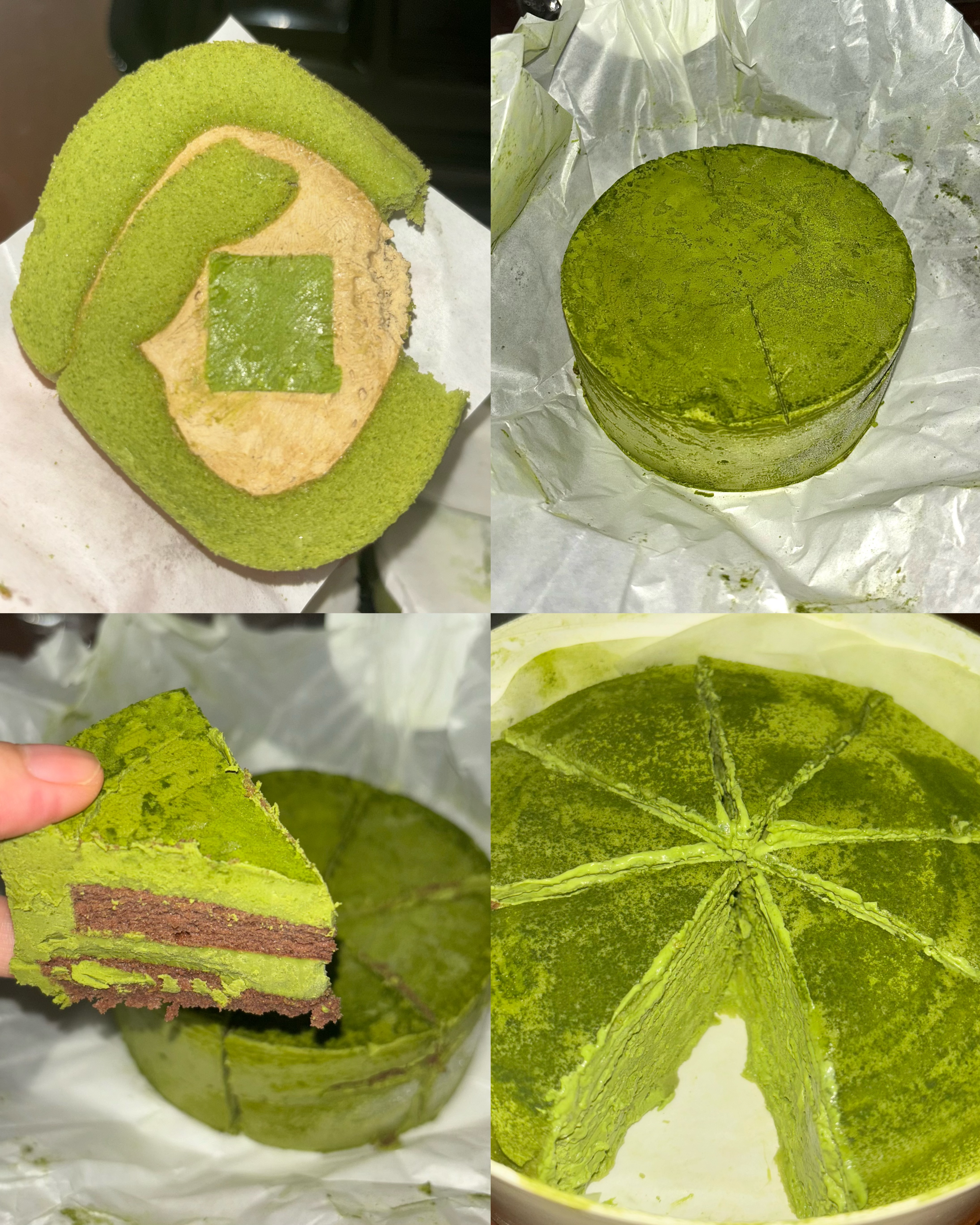 鲜京采鲜京采抹茶六重奏瑞士卷蛋糕360g早餐面包下午茶甜品 实拍图