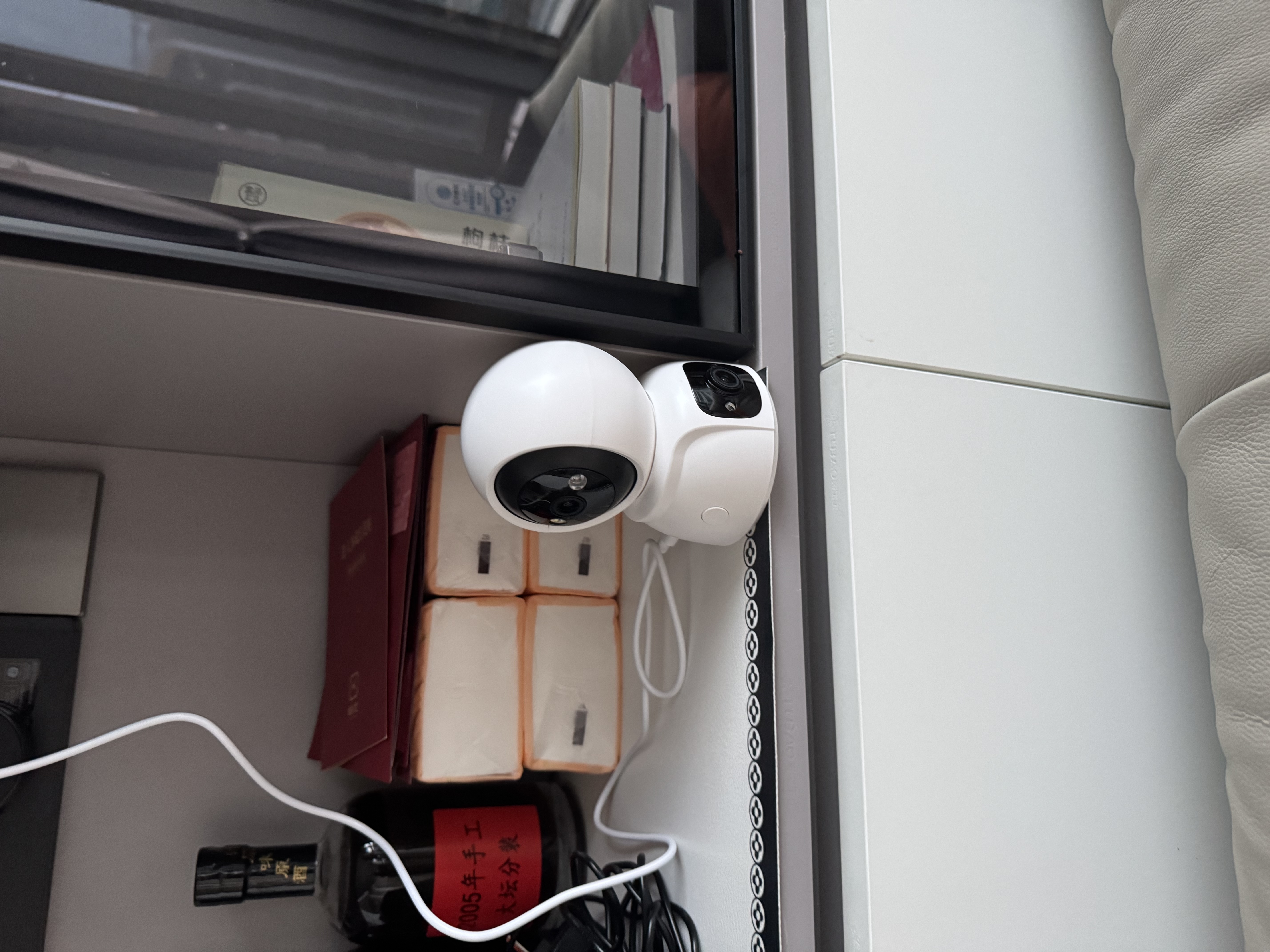POYANK监控摄像头家用360度全景无死角无需wifi室内夜视双向视频通话对讲AI人形侦测4G终身免流远程看护 WiFi双摄版【超清双屏显示+30天循环存储】 远程看护家人居家安全丨晒单送豪礼 实拍图
