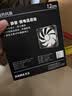 先马（SAMA）游戏风暴12CM无光 机箱散热风扇 黑框白叶/小3Pin+大D(4Pin)双接口/9扇叶/5V低电压启动/高效散热 实拍图