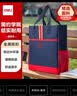 得力（deli）学院风大容量补习袋 学生补习课外绘画手提袋 藏青BA206毕业礼物礼物开学必备美术袋 实拍图