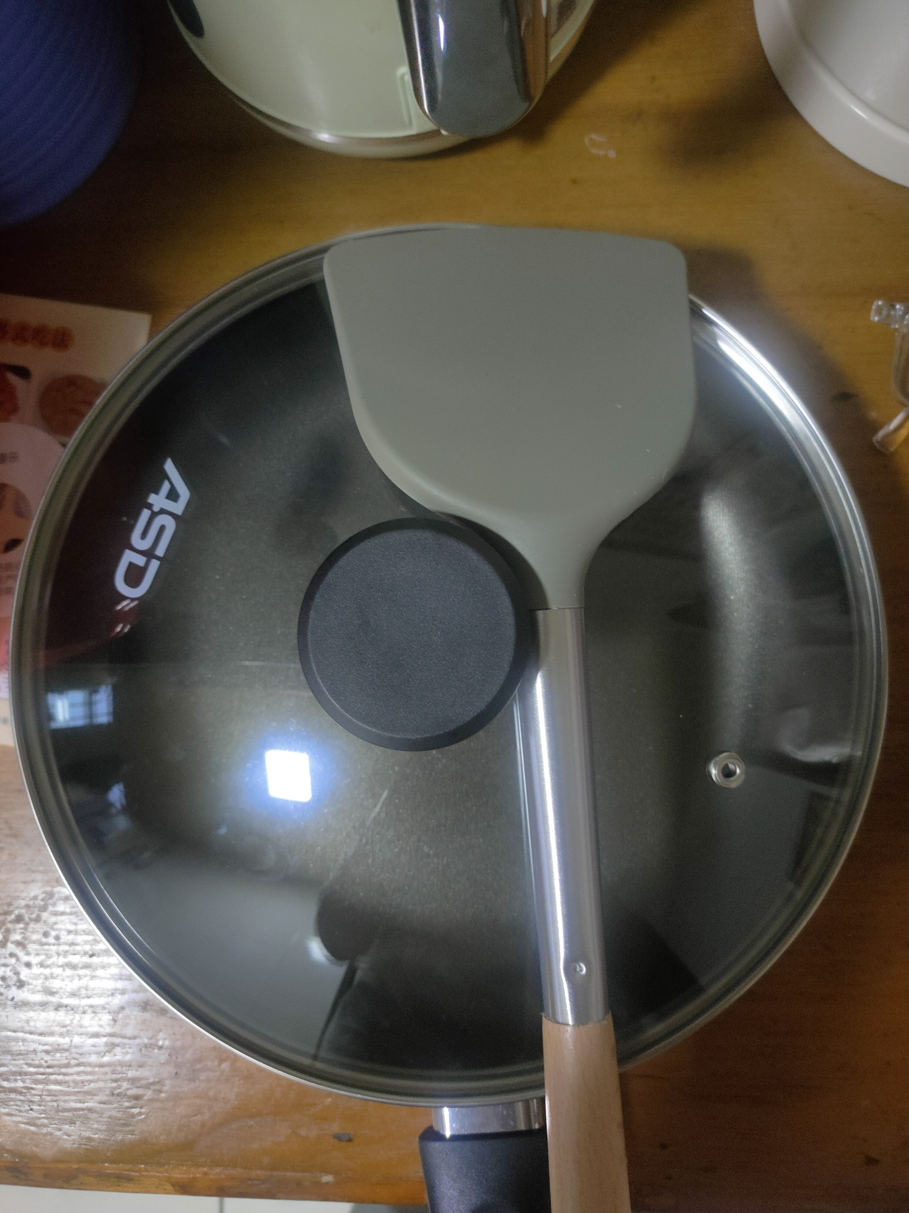 爱仕达（ASD）平底锅不粘锅家用牛排早餐煎锅 少油轻烟炒菜锅24cm燃气灶专用G14 实拍图
