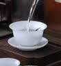 珍力璞玉冰种白玉瓷功夫茶具整套装高档茶壶手作乔迁教师节送礼送长辈 璞玉套礼盒装-闻香杯 13件 实拍图