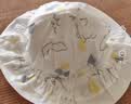 童泰（TONGTAI）婴儿帽子纯棉宝宝防晒帽儿童休闲外出防风帽女童透气遮阳帽蓝色 实拍图