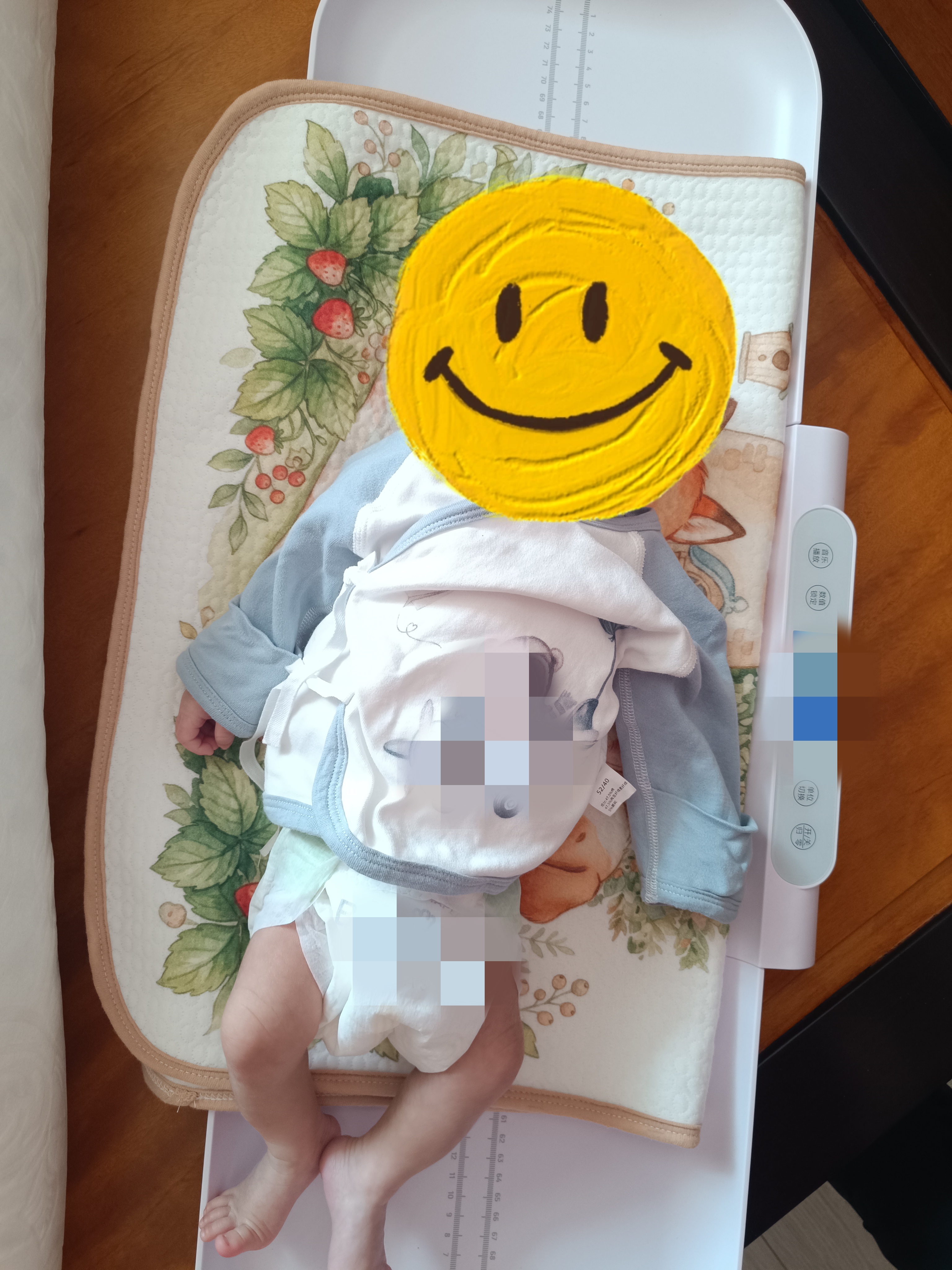 Meilen婴儿体重秤新生儿高精准电子秤身高体重专用秤加长母婴家用医用宝宝称重器分体式卫生室月子中心 实拍图