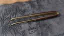 Edo铜木茶夹黑檀木茶叶夹功夫茶具配件家用茶杯夹子镊子洗杯工具 实拍图