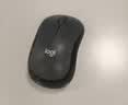 罗技（Logitech）M220 轻音鼠标 无线鼠标 办公鼠标 对称鼠标 带无线微型接收器 灰黑色 实拍图