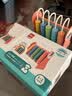 得力（deli）5行儿童计数器带钟表教具小学生加减法四年级5档计算架算术认知启蒙算盘益智玩具教材同步开学文具 实拍图