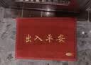 迪茵（DIYIN）出入平安门垫红色50*70cm 入户门地垫门口脚垫丝圈迎宾防滑垫 实拍图
