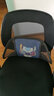 魅驹汽车腰靠夏季靠垫透气网布卡通车用座椅腰靠腰垫办公室卡通腰托 腰靠（靠垫） 蓝猫头鹰 1个 实拍图