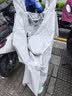 雨航（YUHANG）电动车雨衣电动车专用电瓶车雨披带镜套浅灰色4XL 实拍图