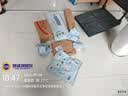 山业（SANWA）人体工学键鼠套装 无线USB接收器一拖二 垂直竖握鼠标 104按键键盘 倾角支架 附软垫 办公游戏 实拍图