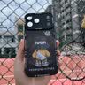 奶小鸭（NEYAA）适用苹果18ProMax手机壳 iPhone18ProMax保护套全包硅胶防摔超薄创意卡通简约软壳男女款 石墨黑 实拍图