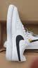 耐克NIKE男子运动休闲鞋COURT VISION运动鞋DH2987-101 白黑 42.5 实拍图