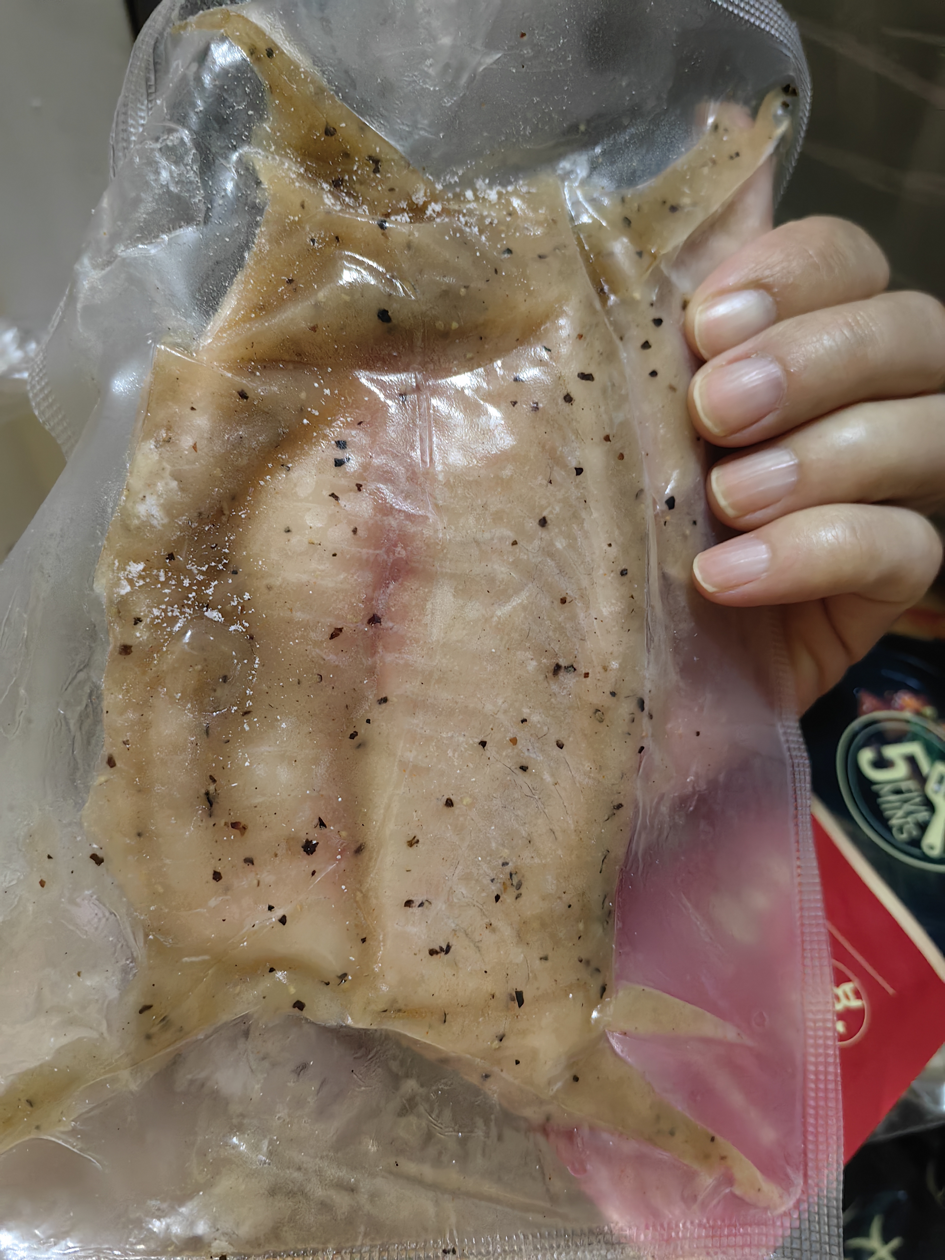 大希地照烧味鱼排500g 无骨无刺低脂肪高蛋白轻食 罗非鱼鱼柳鱼片 实拍图