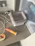 佳帮手车载桌面垃圾桶2.4L无盖家用客厅梳妆台垃圾收纳桶网红轻奢白色 实拍图