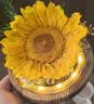 Para Ella向日葵玻璃罩永生花生日礼物女送老婆结婚纪念日实用高档走心 实拍图
