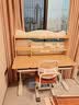 下一章学习桌儿童写字桌实木6-18岁专用书桌椅一套可升降小学生桌子课桌 S9原木色阳光桌椅+三层书架+护眼锂电灯-枫糖橘网背椅 120CM-包安装免费 五年质保 实拍图
