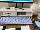 联想（Lenovo）有线键鼠套装KM220/TL21 巧克力按键有线键盘鼠标USB商务电脑办公键盘笔记本台式机一体机键盘紫色 实拍图