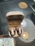 索尼（SONY）音扣LinkBuds Clip 耳夹耳机开放式蓝牙耳机 漏音抑制/人声增强/灵活舒适 燕麦白 适用苹果 实拍图